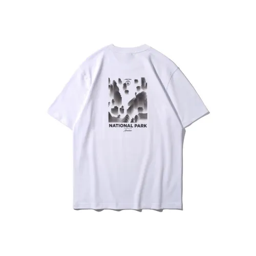 LINING Sports Fashion Collection Белая Мужская Футболка