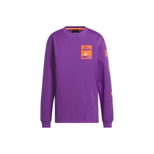 Adidas Ivy Park Фиолетовый Унисекс Футболка