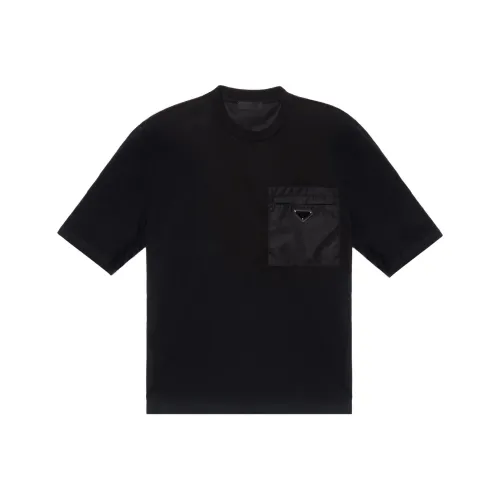 PRADA Мужские черные T-рубашки