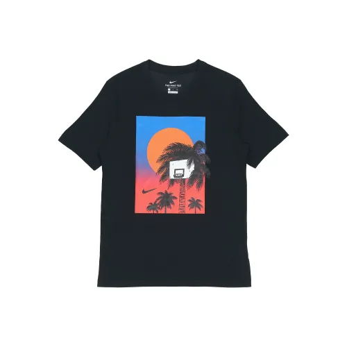 Nike Мужские черные футболки