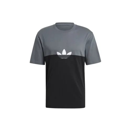 Adidas Комплект с короткими рукавами футболка мужская синий черный многоцветный