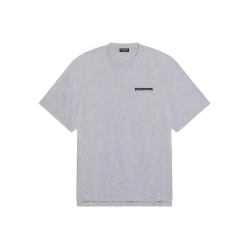 Balenciaga Серый Мужской T-Рубашки