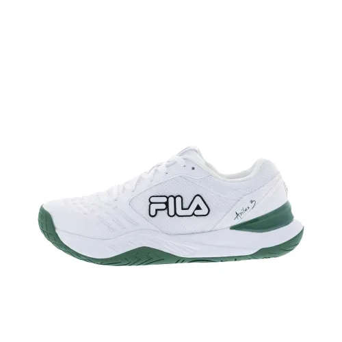 FILA AXILUS 3 Low Топ Кроссовки для тенниса Мужские Белые