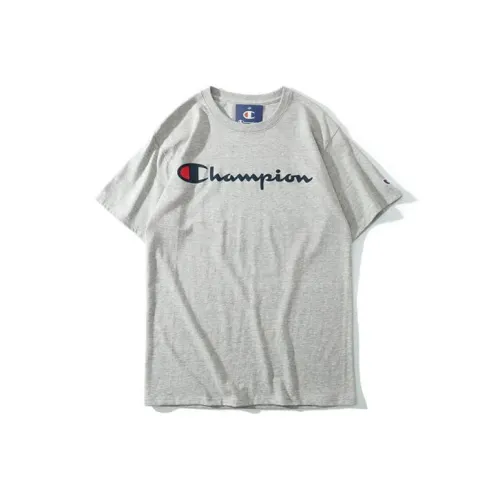 Champion T-Shirt US Version Unisex Light Gray Чемпион T-Shirt США Версия Унисекс Светло-Серый