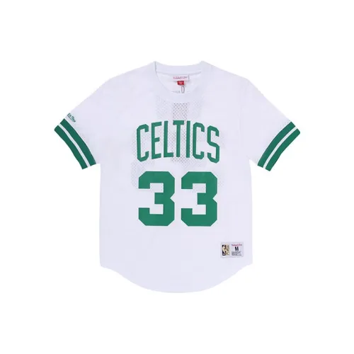 Mitchell Ness Белая Унисекс Футболка