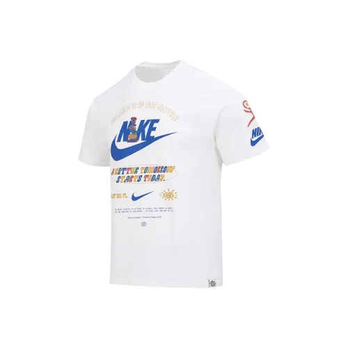 Nike Белые Мужские Футболки