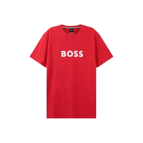 Hugo Boss Короткий рукав T-рубашки Мужской Красный