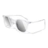 PH20074-C03 Прозрачный белый/Серебристый-Градиентный серый Линзы