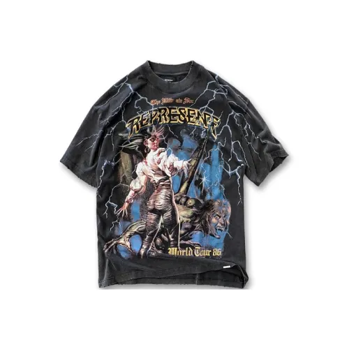 REPRESENT Винтажный серый Мужская футболка