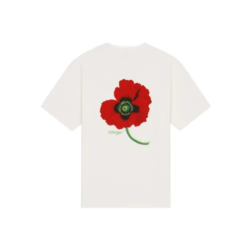 KENZO x KENZO x Nigo Drop4 POPPY Цветочный дизайн SS22 T Рубашка Мужской Белый