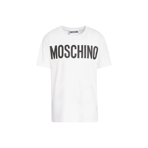 MOSCHINO Белая Мужская T-Рубашка