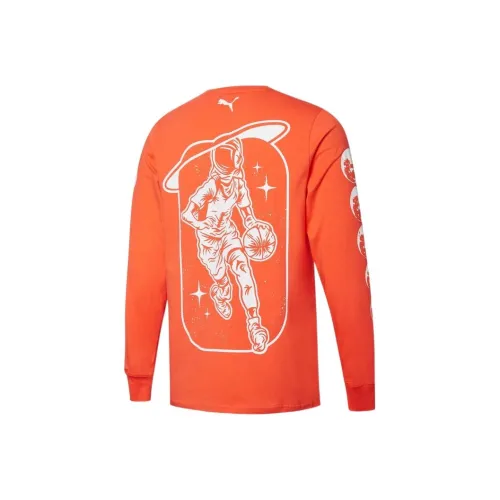PUMA Bias Cut Оранжевая Мужская Футболка