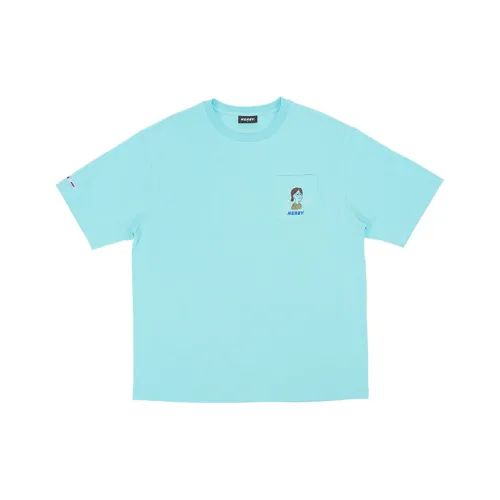 NERDY Прямой крой T-рубашка Унисекс Мятно-зеленый