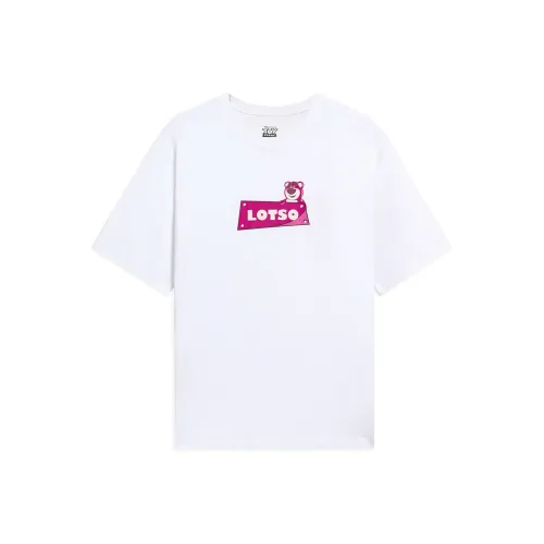 LiNing x Disney T-Shirt Унисекс Белый