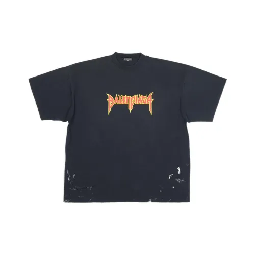 Balenciaga Мужские черные футболки