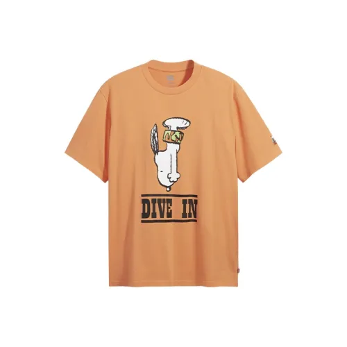 Levi's X PEANUTS T-Shirt Мужской Желтый