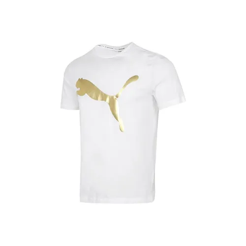 PUMA Белая Мужская Футболка