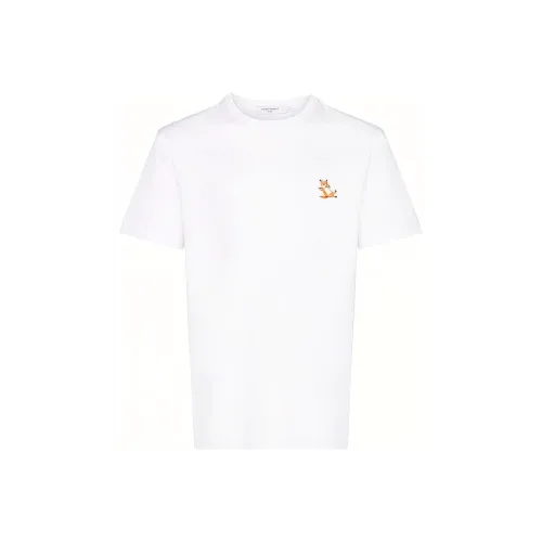 Maison Kitsune Белая Унисекс Футболка