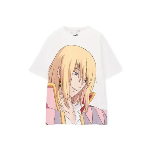 LOEWE x Howl's Moving Castle SS23 T-Shirt Унисекс Белый