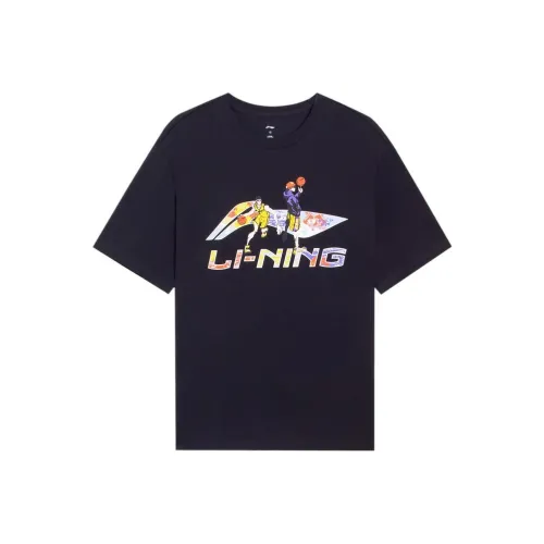 LINING Basketball Collection Т-Рубашка Мужская Черная