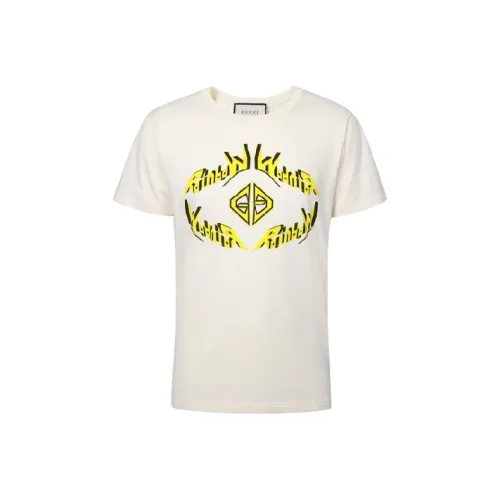 GUCCI Рубашка Мужская Светло-Бежевая Желтая