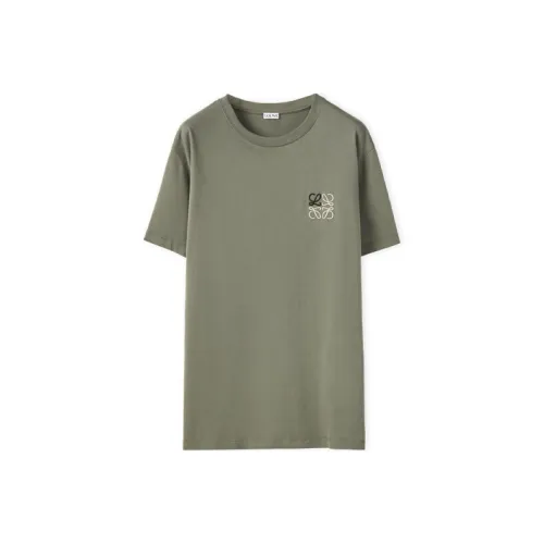 LOEWE FW21 T Рубашка Мужская Армейский Зеленый