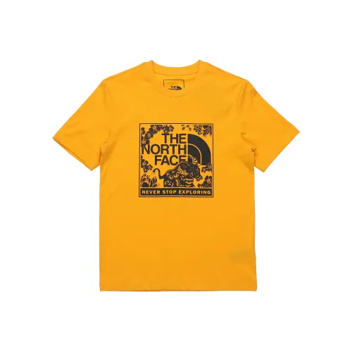The North Face Комплект с короткими рукавами T-Shirt Унисекс Желтый