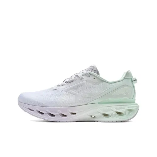 XTEP Cushioning Spin 12 Беговые кроссовки Низкий верх Белый Зеленый Женский
