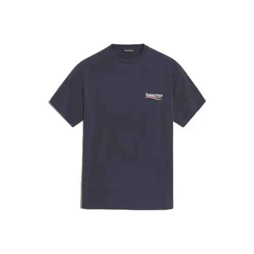 Balenciaga T-Shirt Loose Fit Unisex Dark Blue