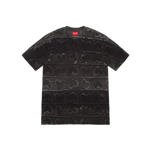 Supreme FW19 T-Shirt Unisex Black Gray Supreme FW19 Т-Рубашка Унисекс Черный Серый