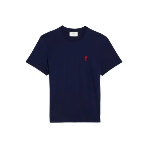 AMIPARIS SS23 T-Shirt Унисекс Морской Синий