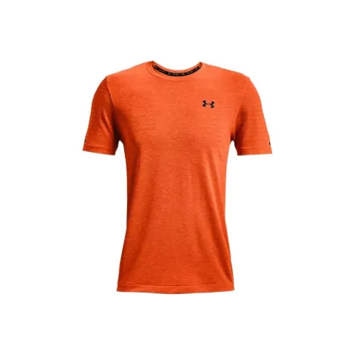Under Armour RUSH T-Shirt Мужская Апельсин