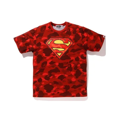 A BATHING APE x DC T-Shirt Мужской Красный