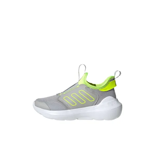 Adidas Tensaur Беговые кроссовки Серый Яркий Лимон Белый Детский