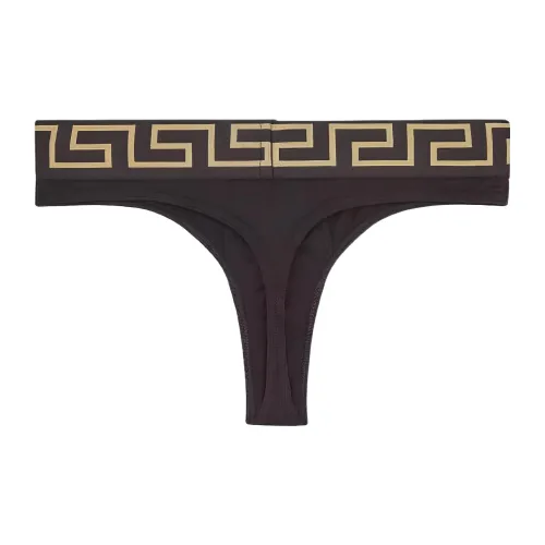 VERSACE 1 Pack Черный Мужской Стринг