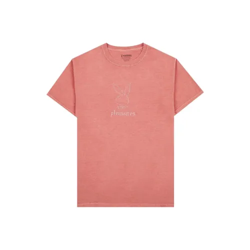 PLEASURES Red Мужская T-рубашка