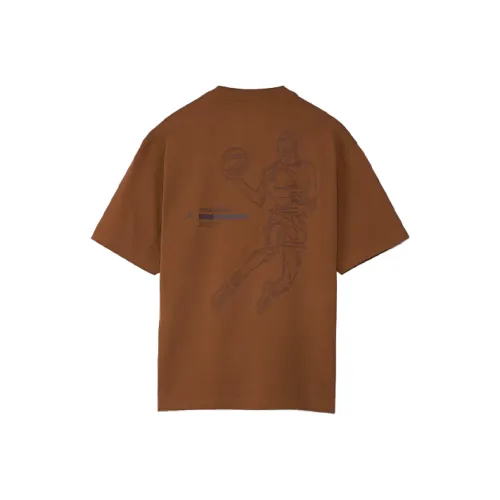 JORDAN Granite Brown Men's T-Shirts Джордан Гранит Коричневый Мужские Футболки
