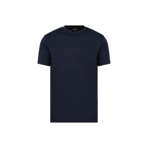 GIORGIO ARMANI Blue Мужская T-рубашка