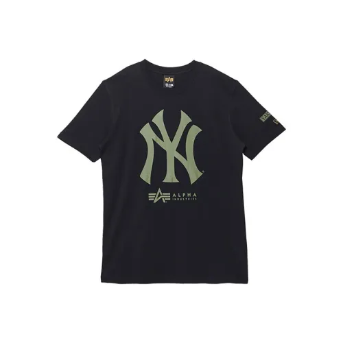 New Era Черная Унисекс Футболка