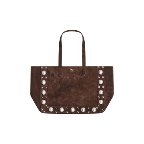 Valentino Замша Тоут Сумка Сумка для покупок Сумка Сумка через плечо Большая Мужская Коричневая