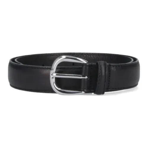 Sunflower Leather Belts Unisex Black Подсолнух Кожаные ремни Унисекс Черный