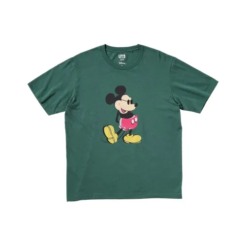 UNIQLO Зеленая унисекс футболка