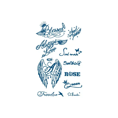 SHITIAN Мужская и Женская Пара Крылья Gallery Травяной Тату Наклейка