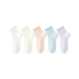 5 пачек (Белый + Бежевый + Нежно-розовый + Озерный синий + Таро-фиолетовый)