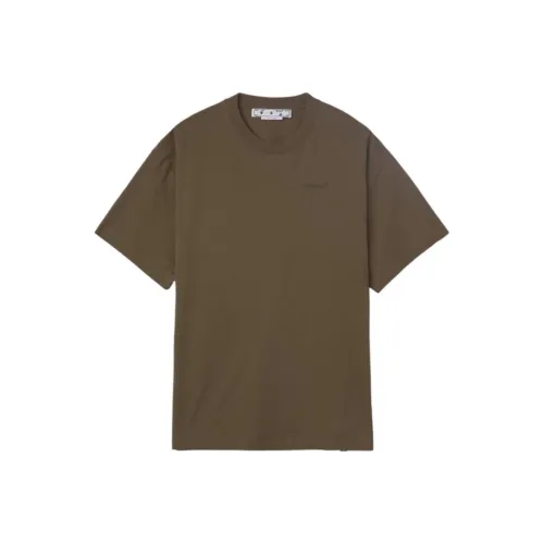 Off Белый SS22 Оливково-зеленый Мужская T-рубашка