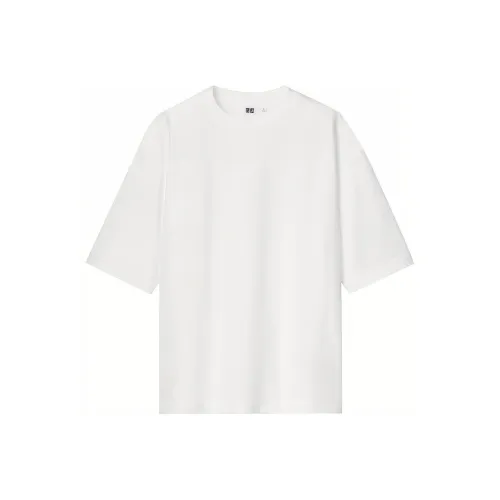 UNIQLO Белая унисекс футболка