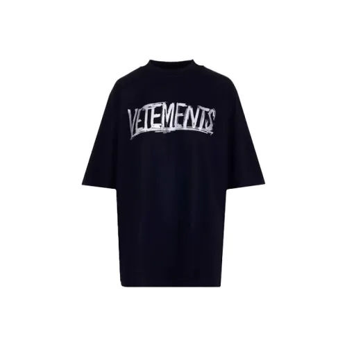 Vetements Черные Мужские T-Рубашки
