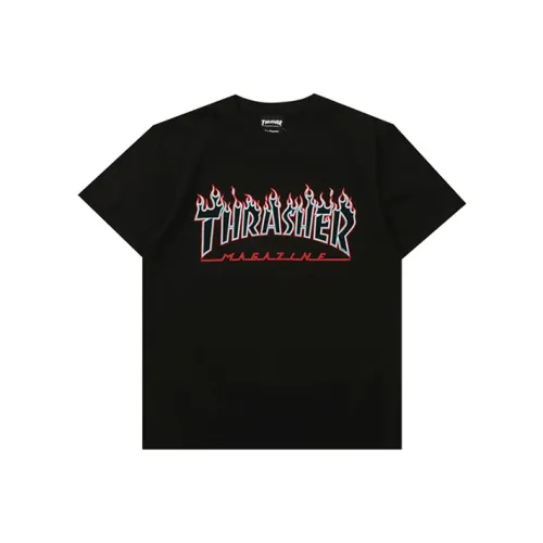 Thrasher T-Shirt Унисекс Черный Японская версия