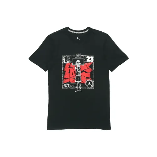 JORDAN Черные Мужские T-Рубашки
