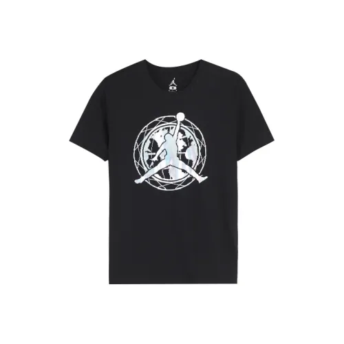 Джордан Черные Мужские T-Рубашки